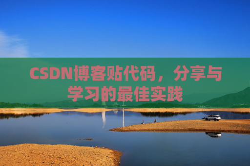 CSDN博客贴代码，分享与学习的最佳实践